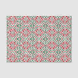 Papel De Seda Padrão de Natal Boho Hippie Trippy Retro Giratório