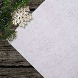 Papel De Seda Padrão de Natal de Inverno Snowflake