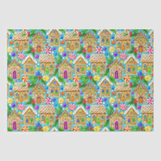 Papel De Seda Padrão de Natal do pão-de-açúcar