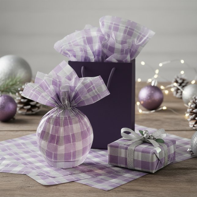 Papel De Seda Padrão de Natal Roxo Verde #7 ID1009 (Criador carregado)