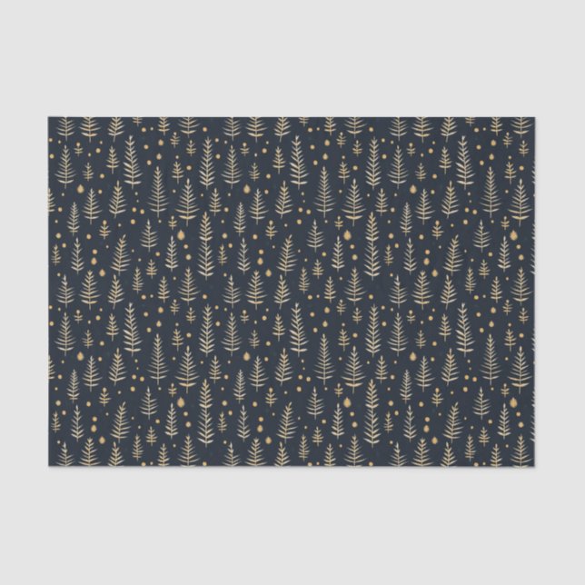 Papel De Seda Padrão de Natal sem costura (Frente )