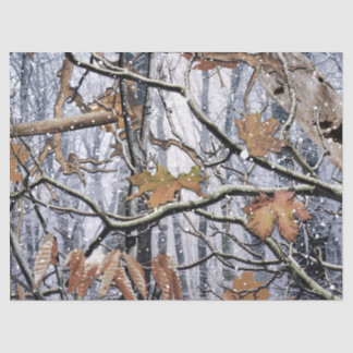 Papel De Seda Padrão de Neve de Camuflagem de Caça 3
