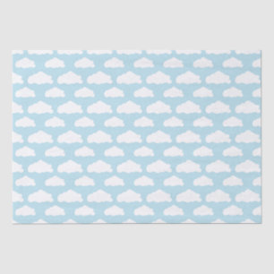 Papel De Seda Padrão de nuvens Whimsical