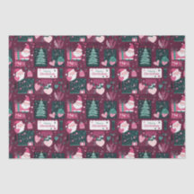 Padrão de Papai Noel de Natal bonito