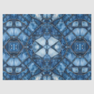 Papel De Seda Padrão de patch de Denim - Olivia
