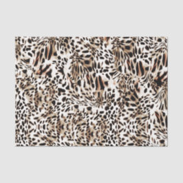 Papel De Seda Padrão de Pele de Leopardo