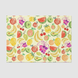 Papel De Seda Padrão de porta de Fruta corrigido