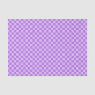 Papel De Seda Padrão de quadro de verificação roxo