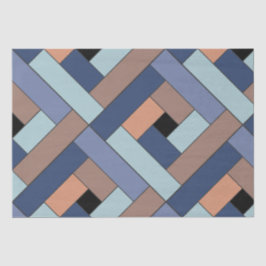 Papel De Seda Padrão de Retângulo (ver3) com Detalhe Personaliza