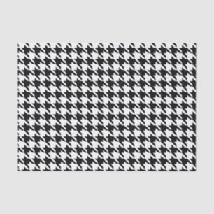 Papel De Seda Padrão de som preto e branco