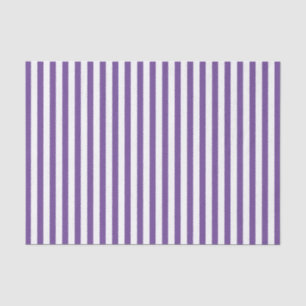 Papel De Seda Padrão de Stripes Simples Roxo/Geométrico Branco I