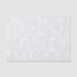 Papel De Seda Padrão de Suculentas Elegante Branco Decoupage