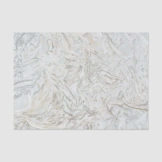 Papel De Seda padrão de superfície da maré cinza (Frente )
