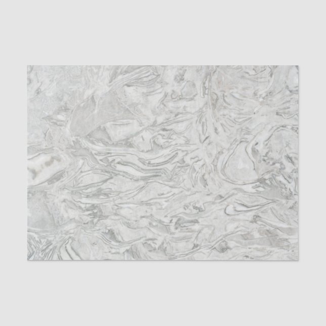 Papel De Seda padrão de superfície da maré cinza (Frente )