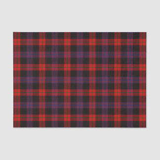 Papel De Seda Padrão de Tartan da família Brown