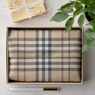 Papel De Seda Padrão de Tartan Escocês
