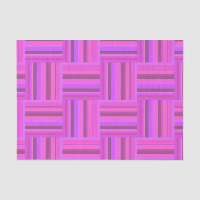 Papel De Seda Padrão de tecelagem de fitas rosa (Frente )