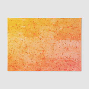 Papel De Seda Padrão de Textura Amarela de Coral Retro-Vivo Ter