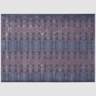 Papel De Seda Padrão de textura antiga azul cinza roxo