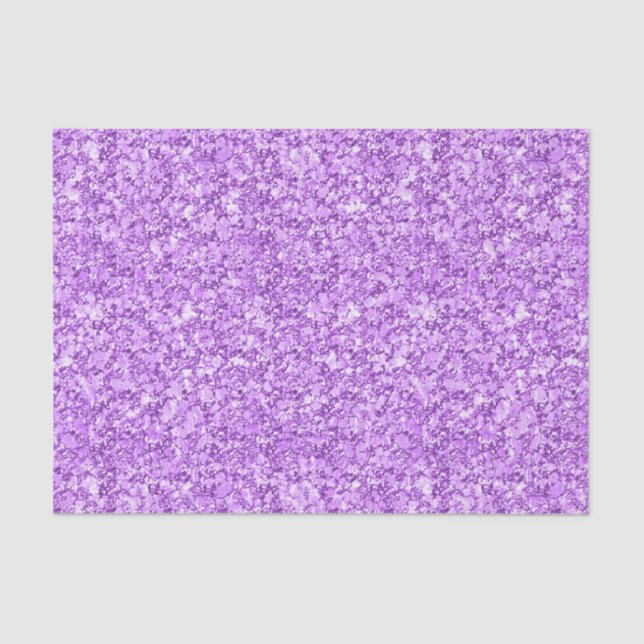 Papel De Seda Padrão de textura da lavanda com brilho (Frente )