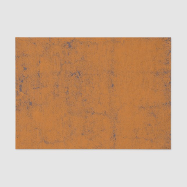 Papel De Seda Padrão de Textura de Decoupage Laranja de Ferrugem (Frente )