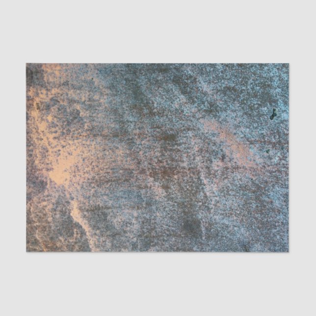 Papel De Seda Padrão de Textura de Ferro Enferrujado 1 (Frente )
