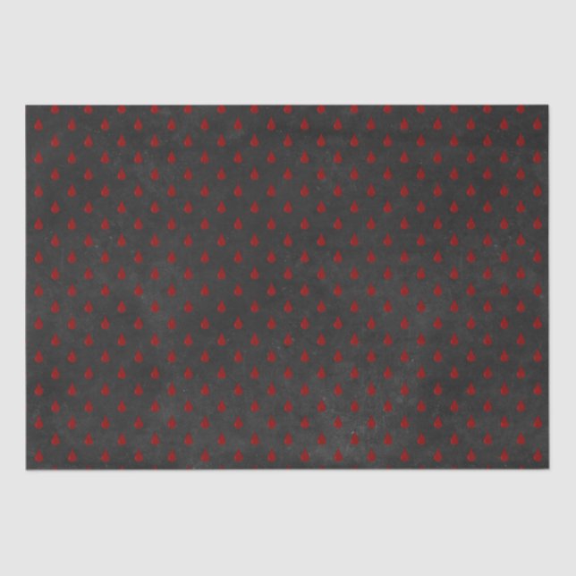 Papel De Seda Padrão de Vampiro (Frente )