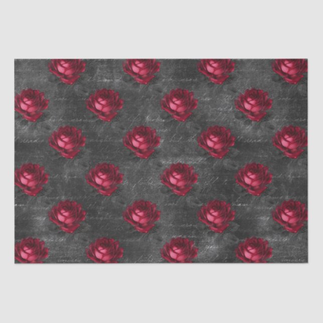 Papel De Seda Padrão de Vampiro (Frente )