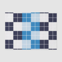 Padrão de Xadrez Verificado com Azul