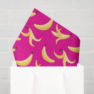 Papel De Seda Padrão divertido de festa com piadas de banana col