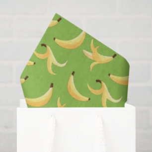 Papel De Seda Padrão divertido de festa com piadas de banana col