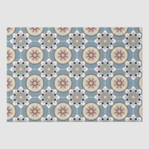 Papel De Seda Padrão do Azulejo