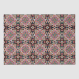 Papel De Seda Padrão do Azulejo Mandala