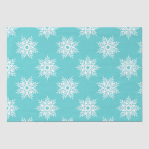 Papel De Seda Padrão do Floco de Neve Branco da Casa Branca