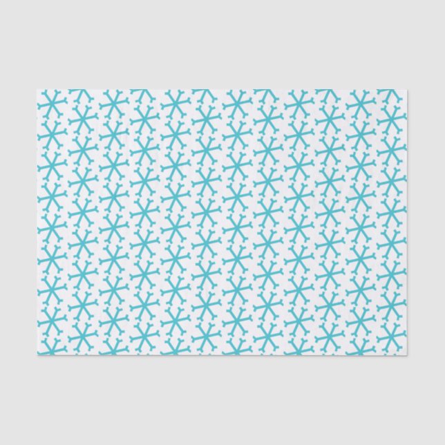 Papel De Seda Padrão do Floco de Neve em Queda (Frente )