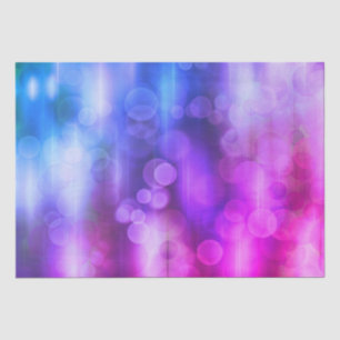 Papel De Seda Padrão dos círculos de Abstrato cor-de-rosa e roxa