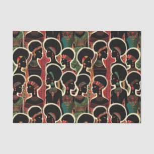 Papel De Seda Padrão Étnico Africano Elegante