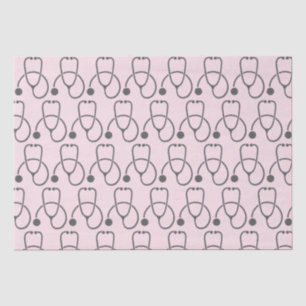 Papel De Seda Padrão etoscópico da Cinza na moda a rosa
