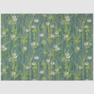 Papel De Seda Padrão Floral Antigo Vitoriano Vintage