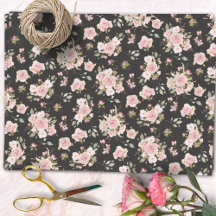Padrão Floral de Flores de Rosa Rosa Aquarela