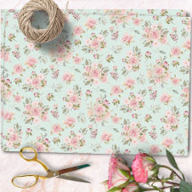 Padrão Floral de Flores de Rosa Rosa Aquarela