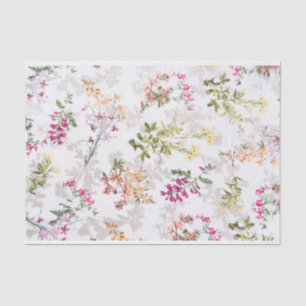 Papel De Seda Padrão floral gentil