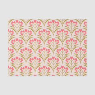 Papel De Seda Padrão Floral Rosa Vintage Sem Costura   Shabby Ch