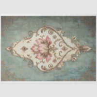 Padrão Floral Shabby Chic Demask Fundo Padronizado