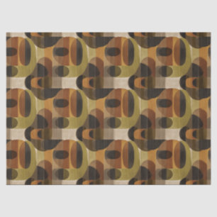Papel De Seda Padrão Geométrico Dark Mid Century (3)