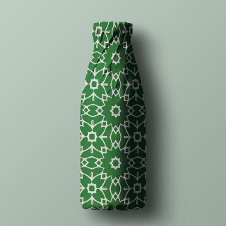 Papel De Seda Padrão Geométrico Moderno, Branco E Verde, Na moda