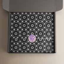 Padrão Geométrico Moderno, Preto E Branco