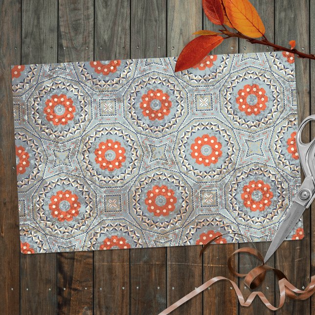 Papel De Seda Padrão Geométrico Mosaico Intriciado em Marrocos (Criador carregado)