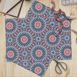 Papel De Seda Padrão Geométrico na moda Boho