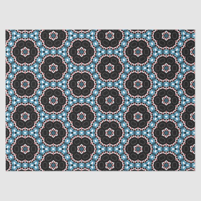 Papel De Seda Padrão Geométrico Na moda de Cute (Frente )